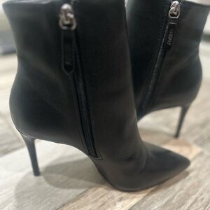 SCHUTZ Black Heeled Ankle Boots
